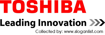 Toshiba slogan