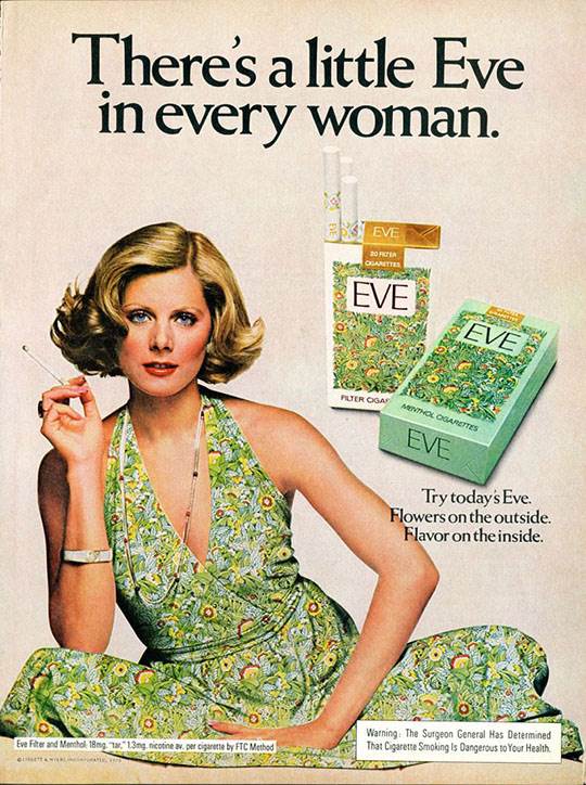 Eve cigarette Slogans